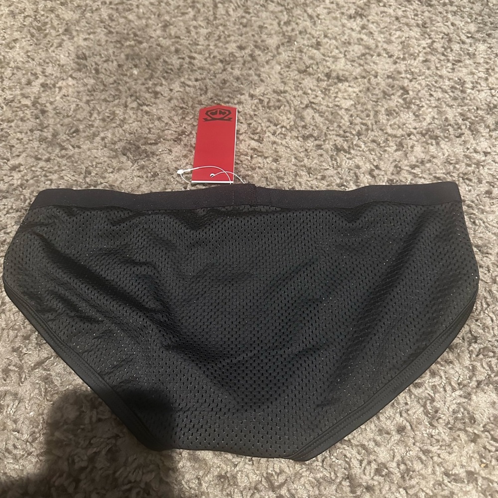 Men's Black Mesh Briefs by Nasty Pig - Picture 2 of 2